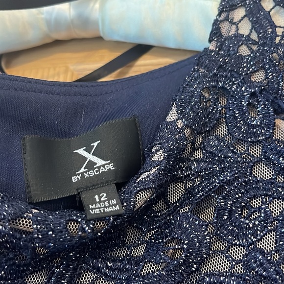 X Formal navy dress size 12 - Picture 2 of 6
